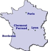 Karte Frankreich